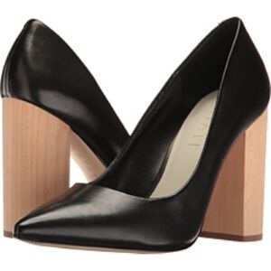 1. State Valencia Black Tan Women's Heels Size 9